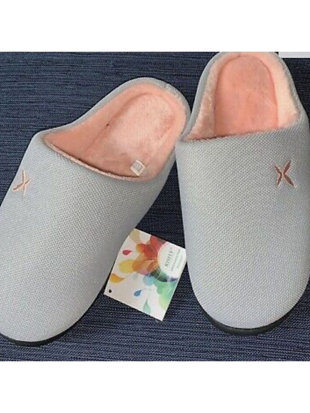 NWT Memory Foam  Slip on Slippers for Women  Size 7.5-8